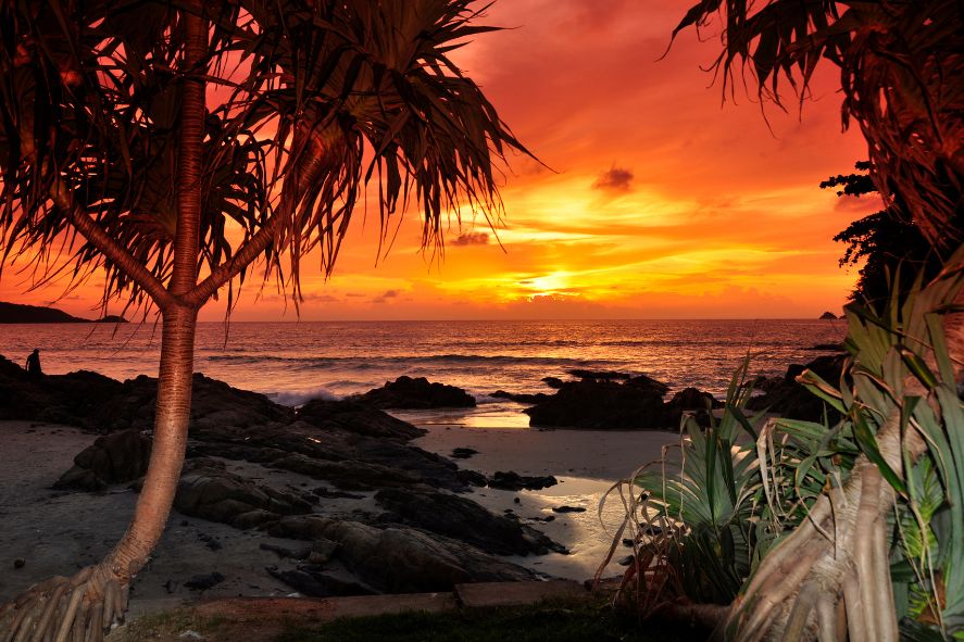 Patong beach sunset